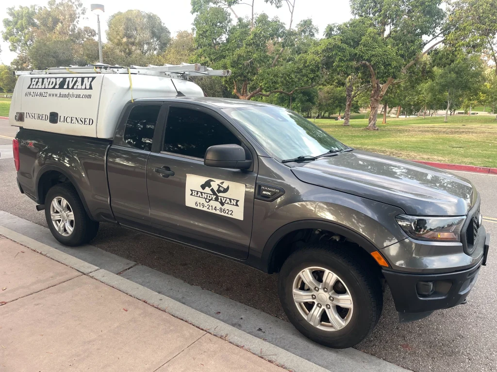 Licensed Insured Service Truck by Handy Ivan in San Diego, CA.