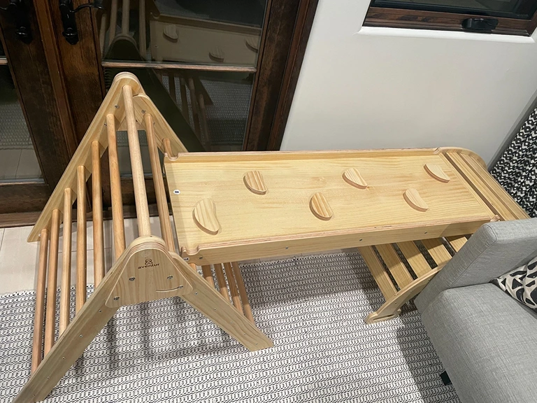 Wooden Montessori Climbing Playset Assembly by Handy Ivan in San Diego, CA.
