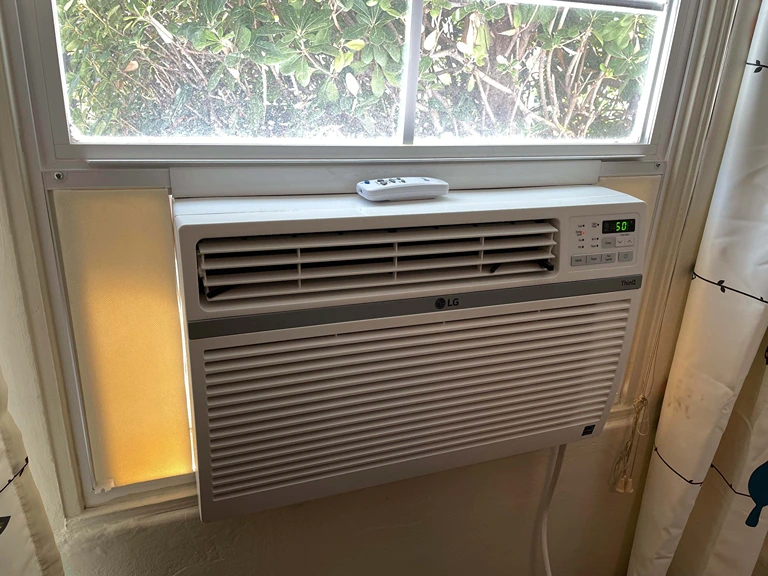 Window Air Conditioner Unit Installation and Setup by Handy Ivan in San Diego, CA.